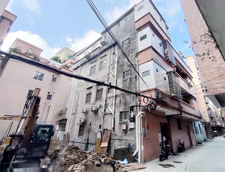 大型基坑开挖项目周边房屋安全检查